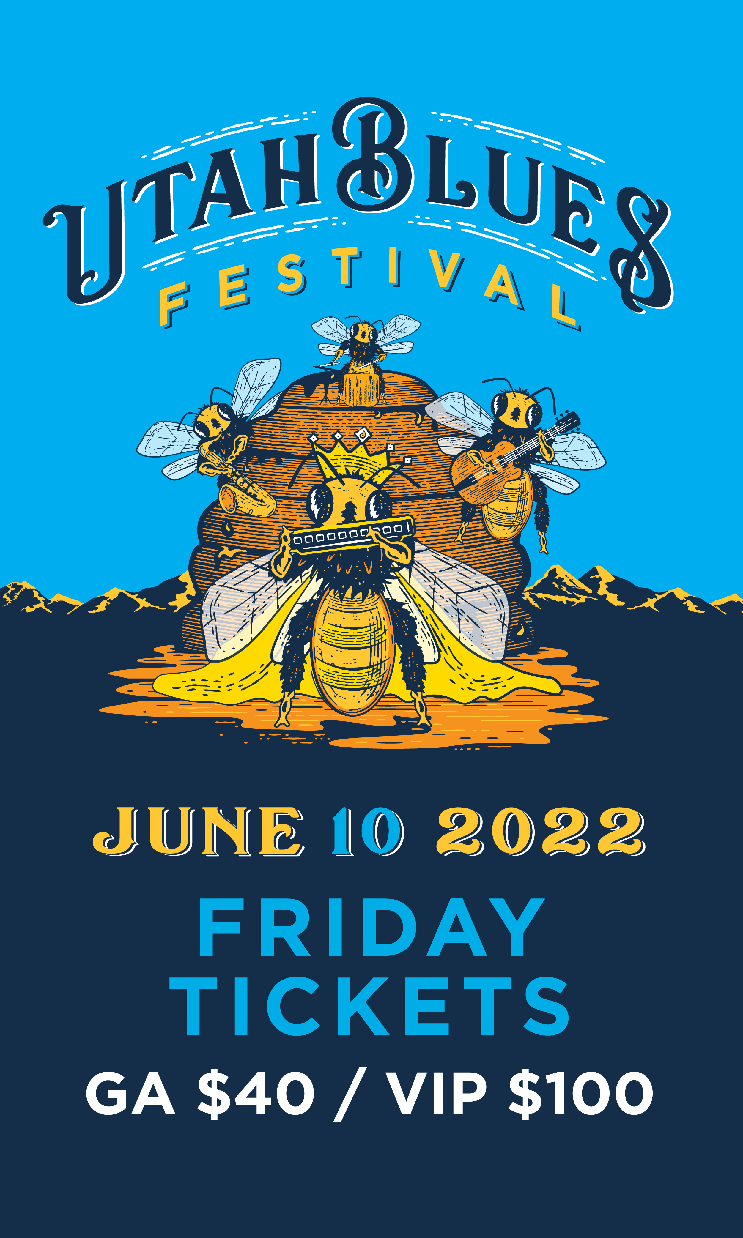 Utah Blues Festival 2022 Friday June 10 & Saturday June 11, 2022